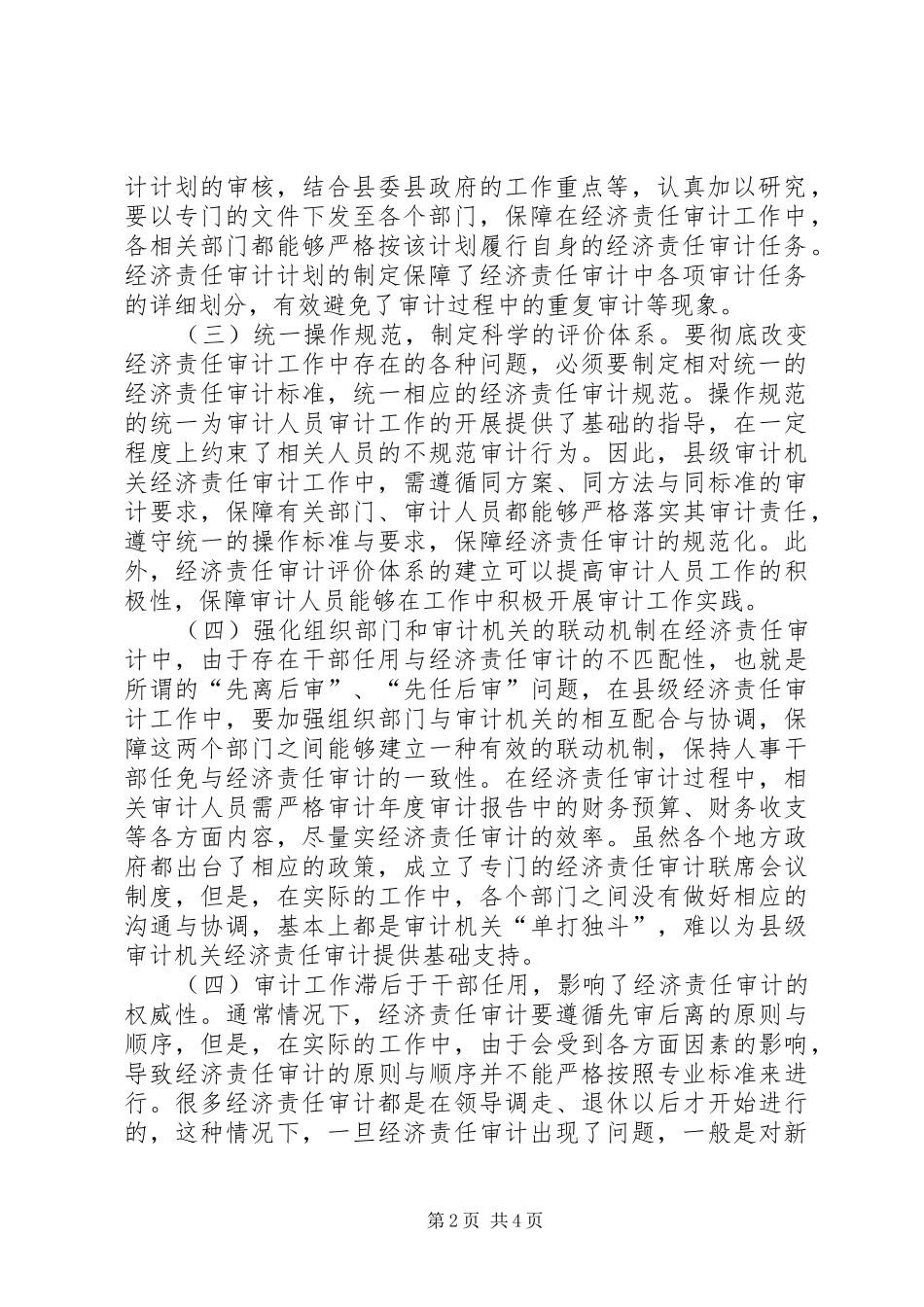 2024年县级经济责任审计问题及对策_第2页