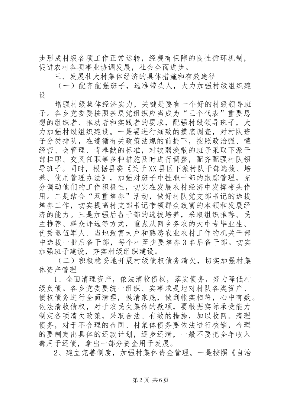 2024年村级集体经济的实施意见_第2页