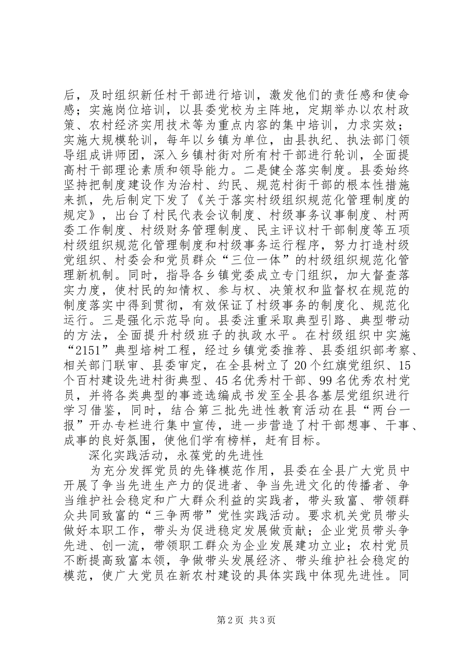 2024年村级组织建设交流_第2页