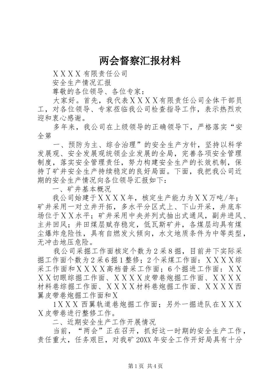 2024年两会督察汇报材料_第1页