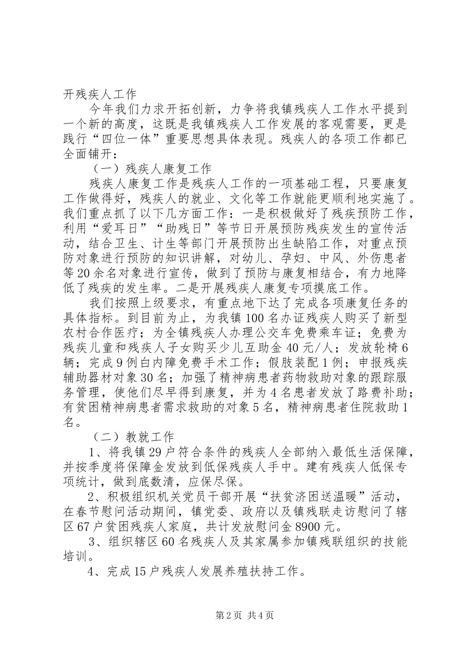 2024年村残联年终总结_第2页