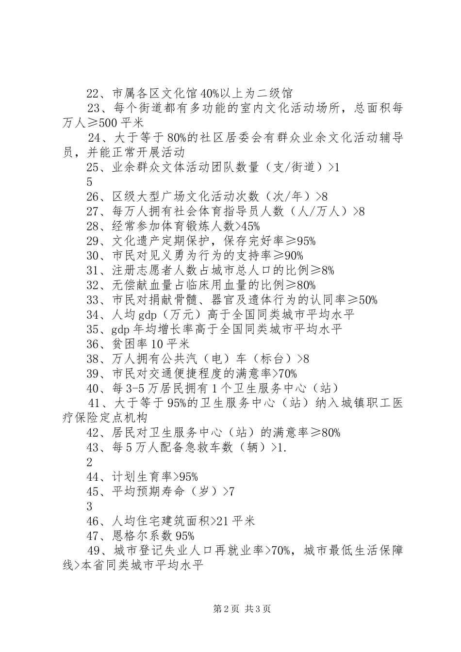 2024年创建全国文明城市管理工作分类标准_第2页