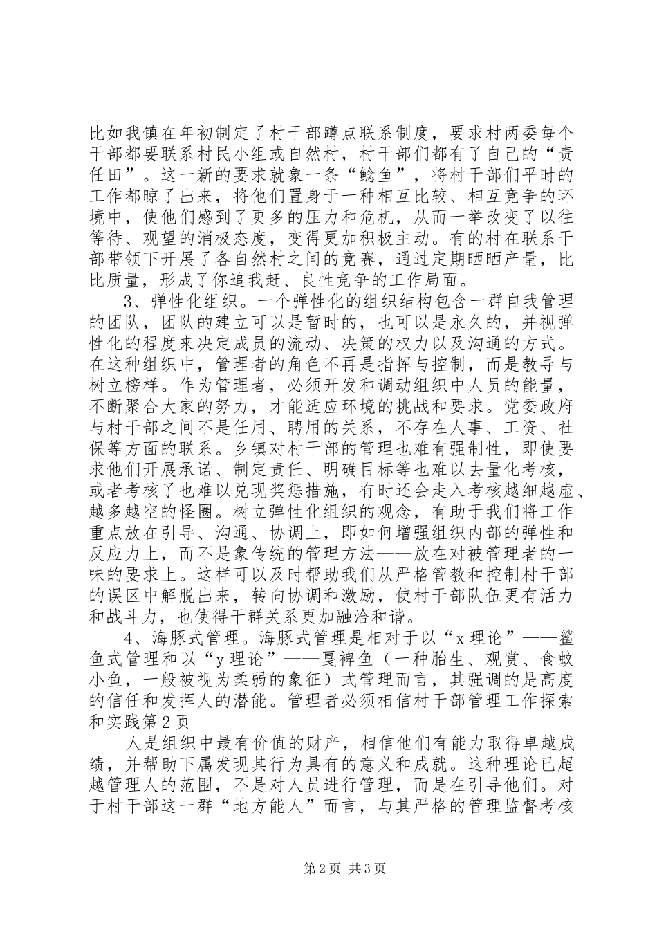 2024年村干部管理工作探索和实践_第2页