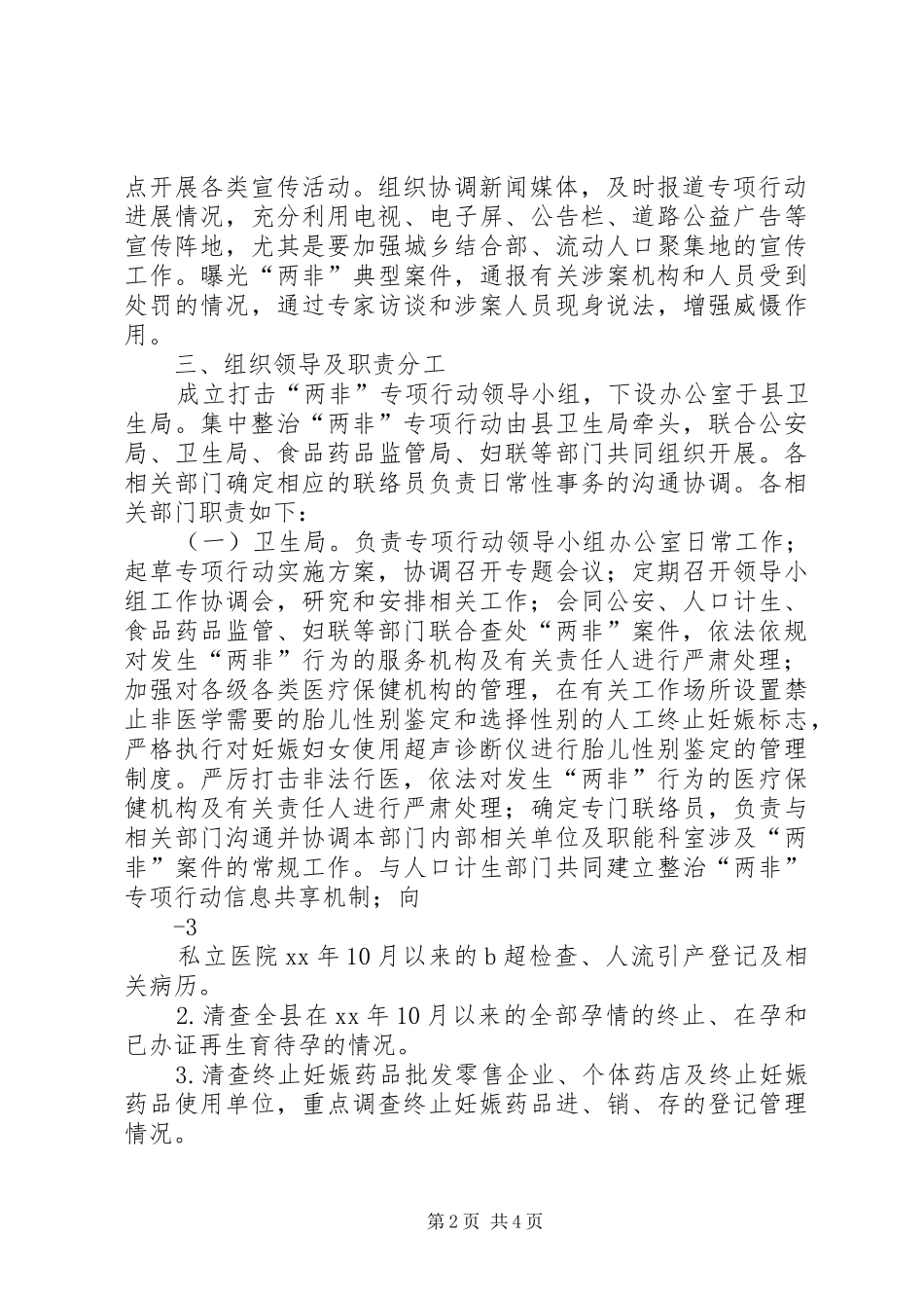 2024年打击两非专项行动实施方案_第2页