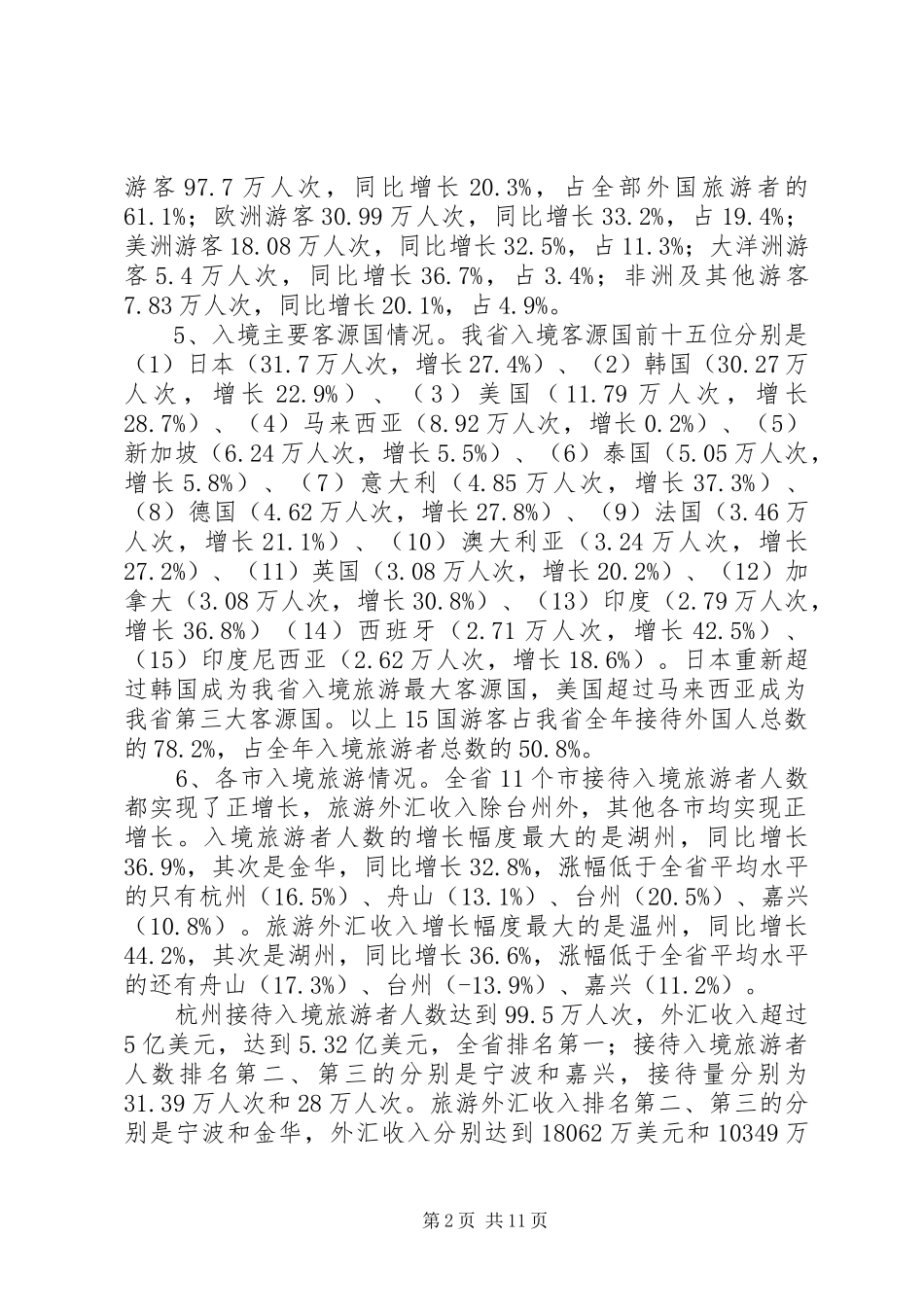 2024年旅游经济发展总结_第2页