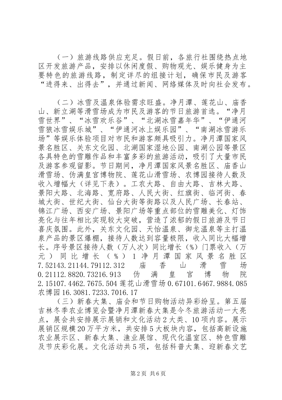2024年旅游局春节假日工作总结_第2页