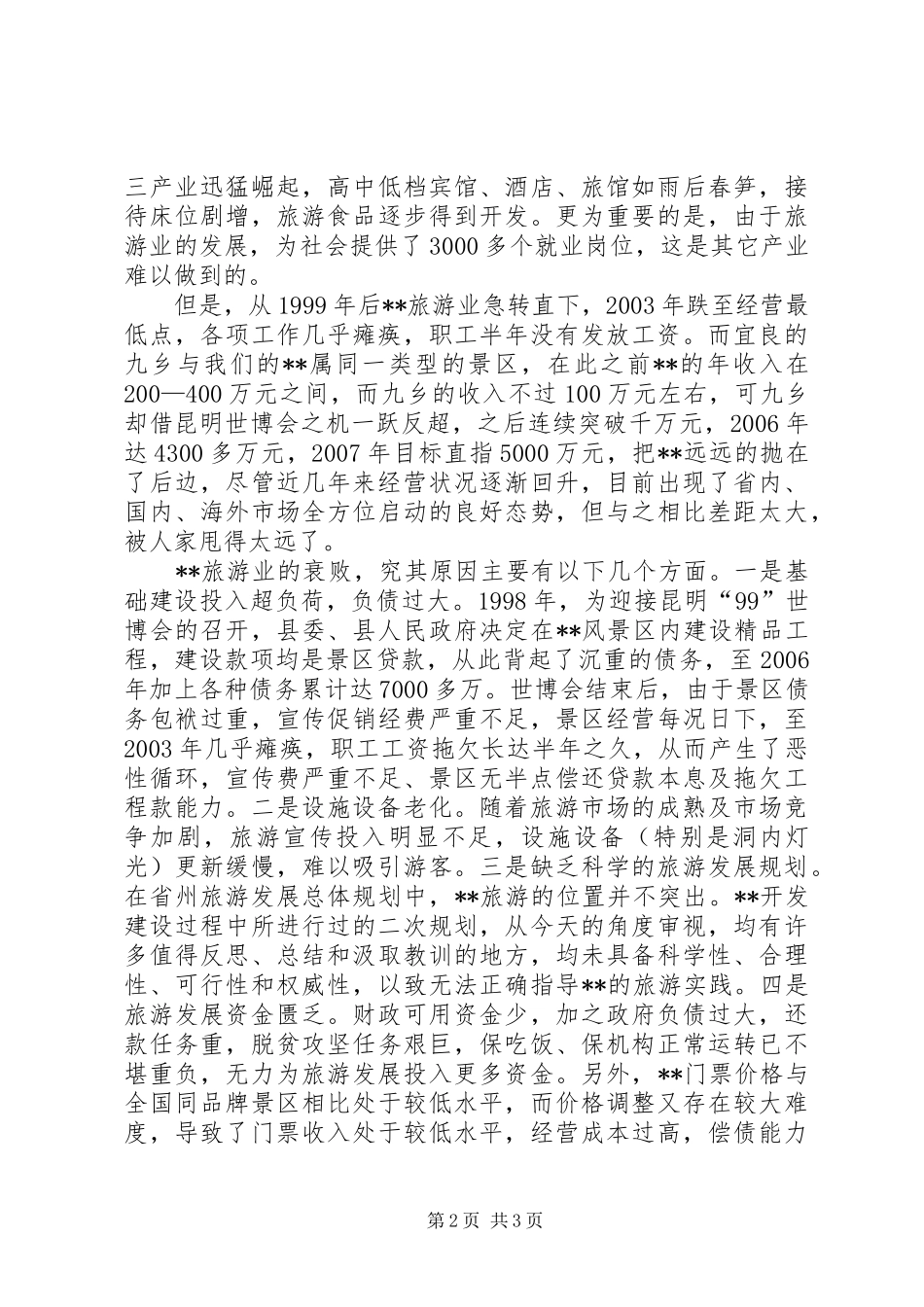 2024年旅游局党支部书记科学发展观调研报告_第2页