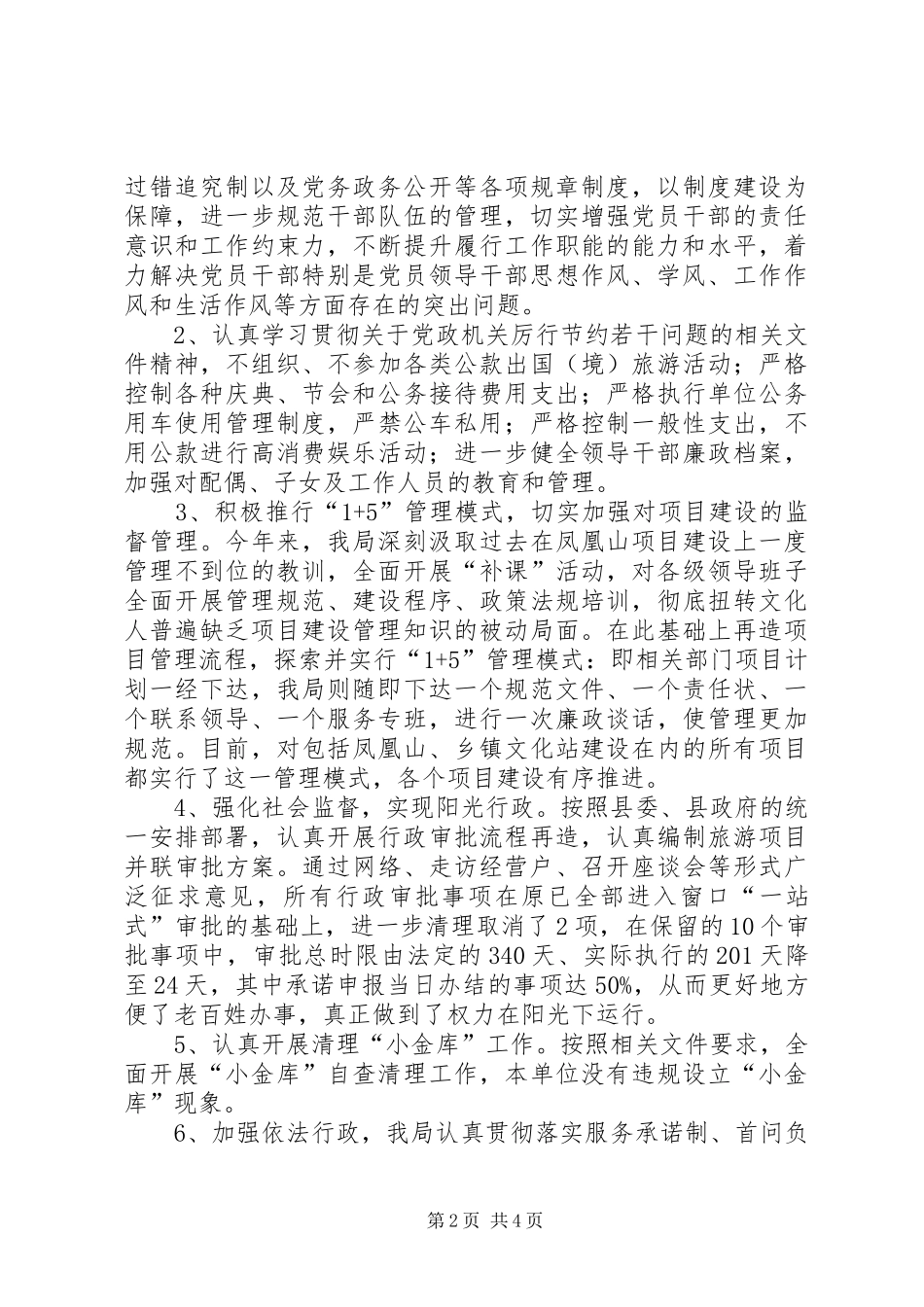 2024年旅游局纠风工作总结_第2页