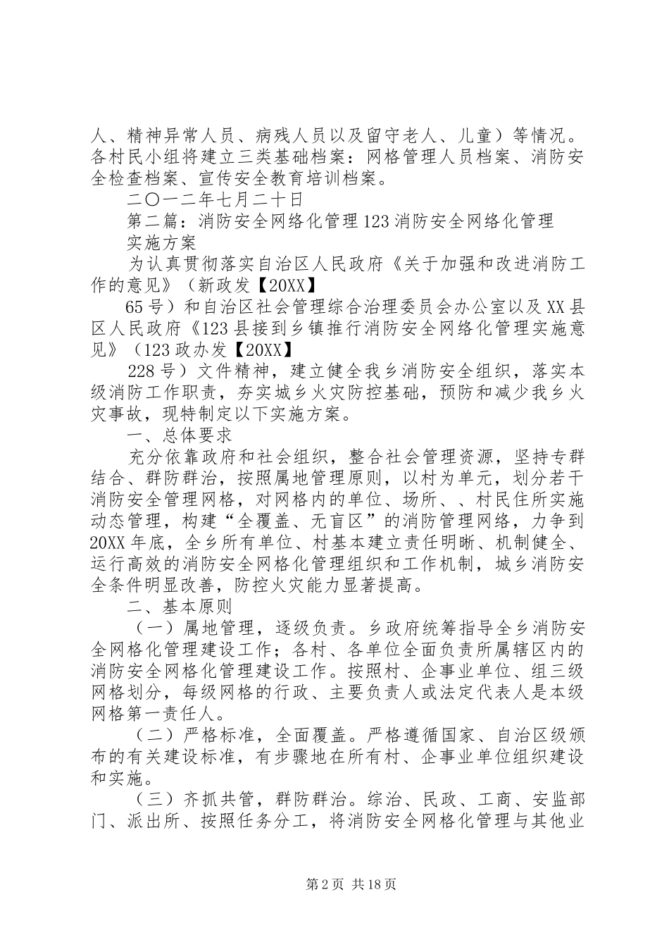 2024年大关村消防安全网络化管理方案_第2页