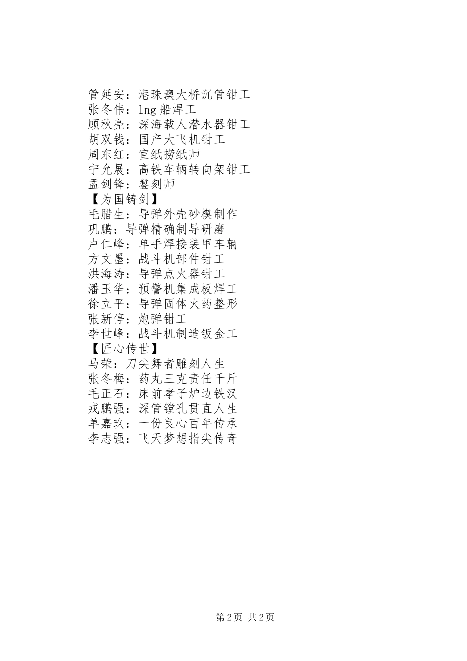 2024年大国工匠第一季观后感_第2页