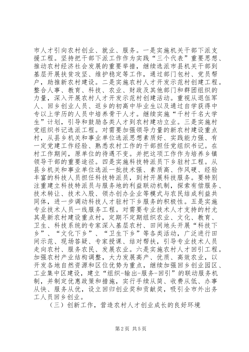 2024年大力推进新农村建设_第2页