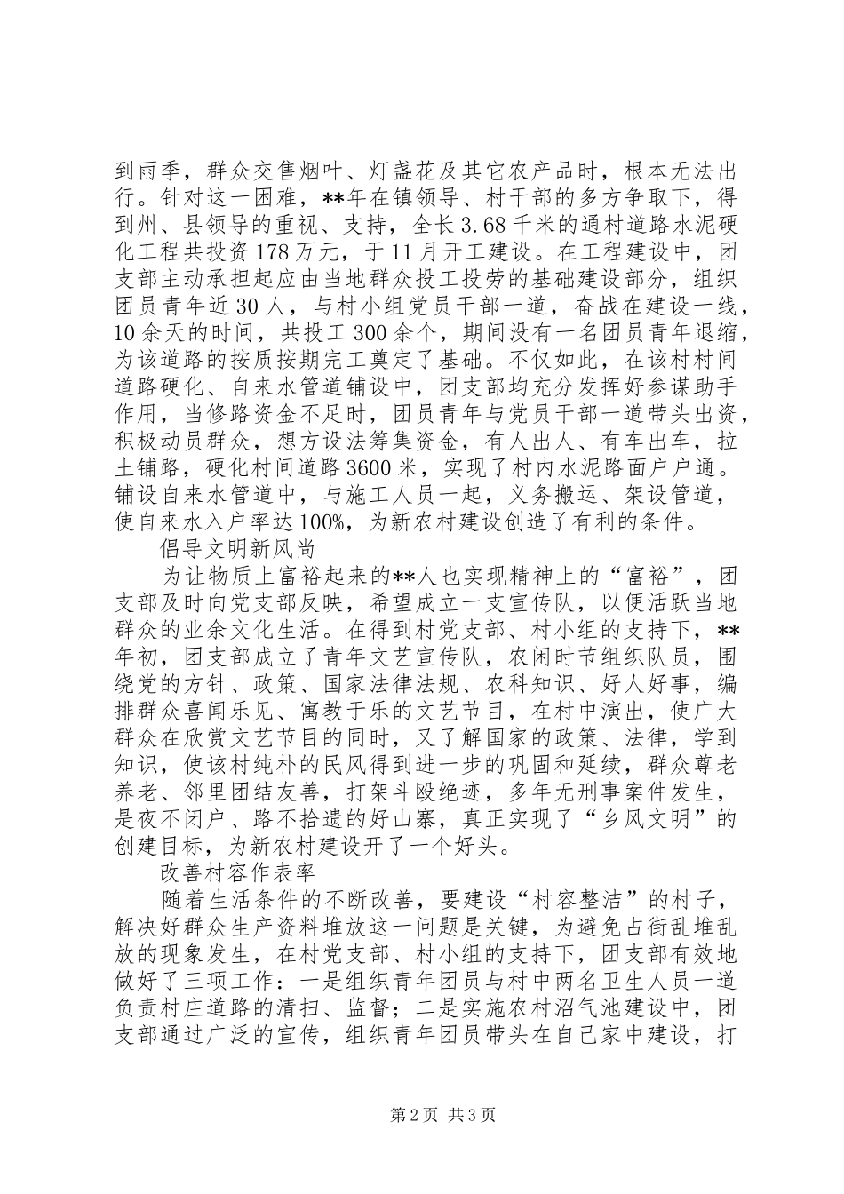 2024年大力推进新农村建设思考_第2页