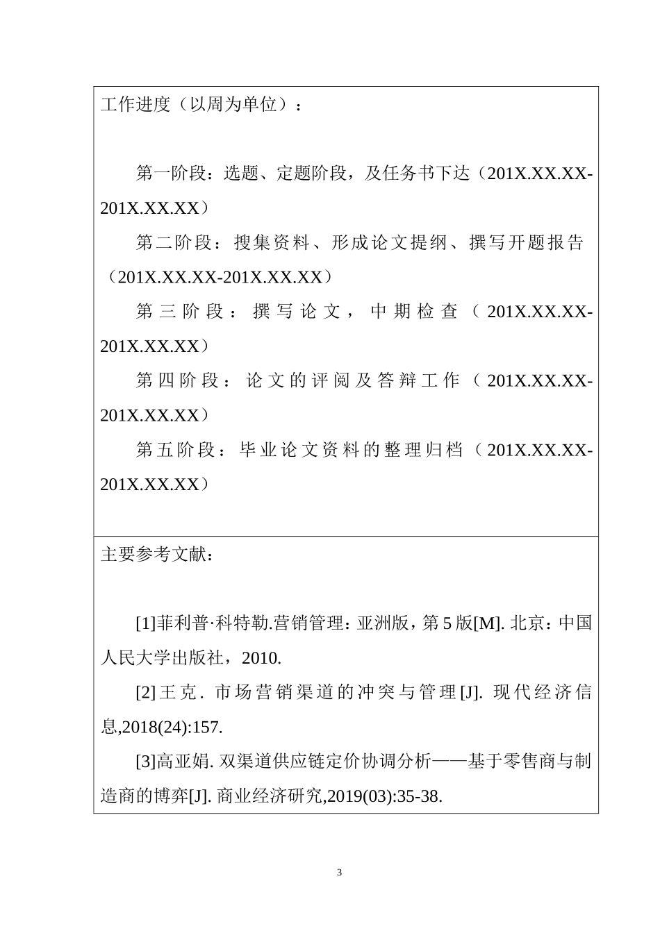 【开题报告】传统销售渠道与网络销售渠道冲突研究分析  市场营销专业_第3页