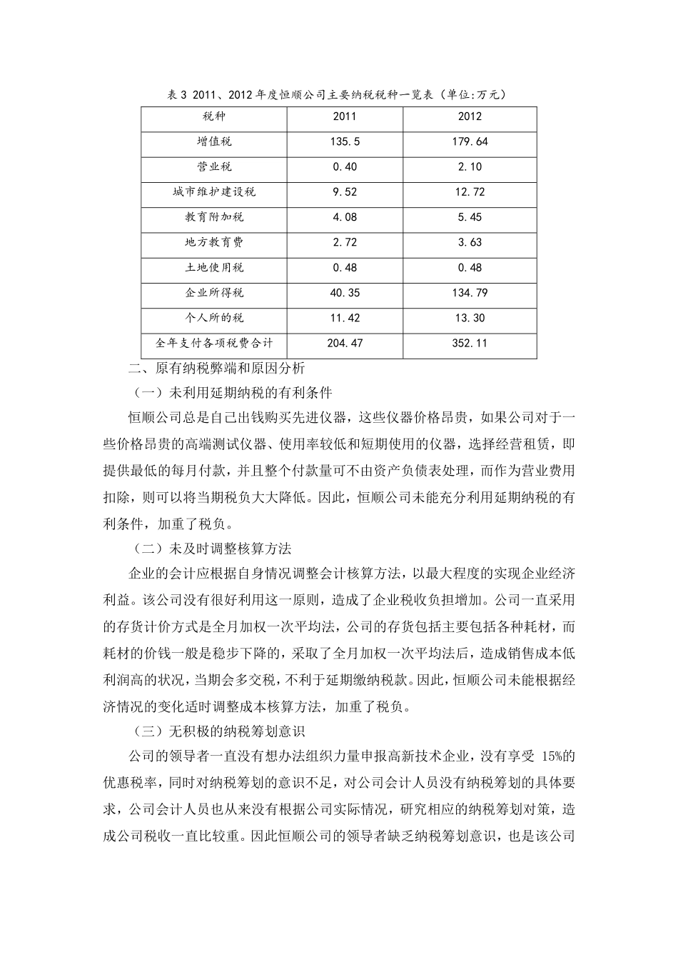 企业所得税纳税的会计处理现状分析研究  财务管理专业_第3页