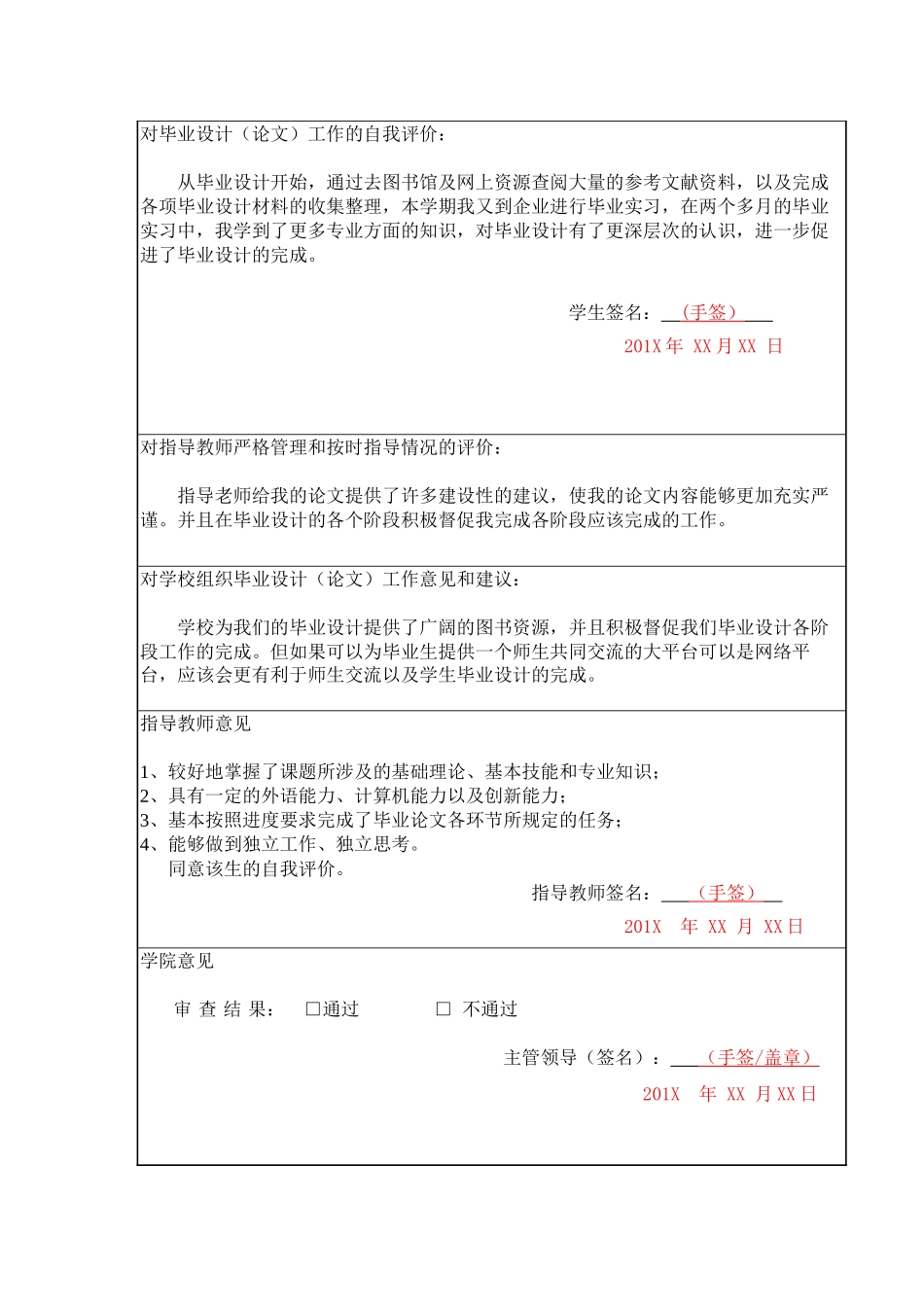 毕业论文中期检查表_第2页