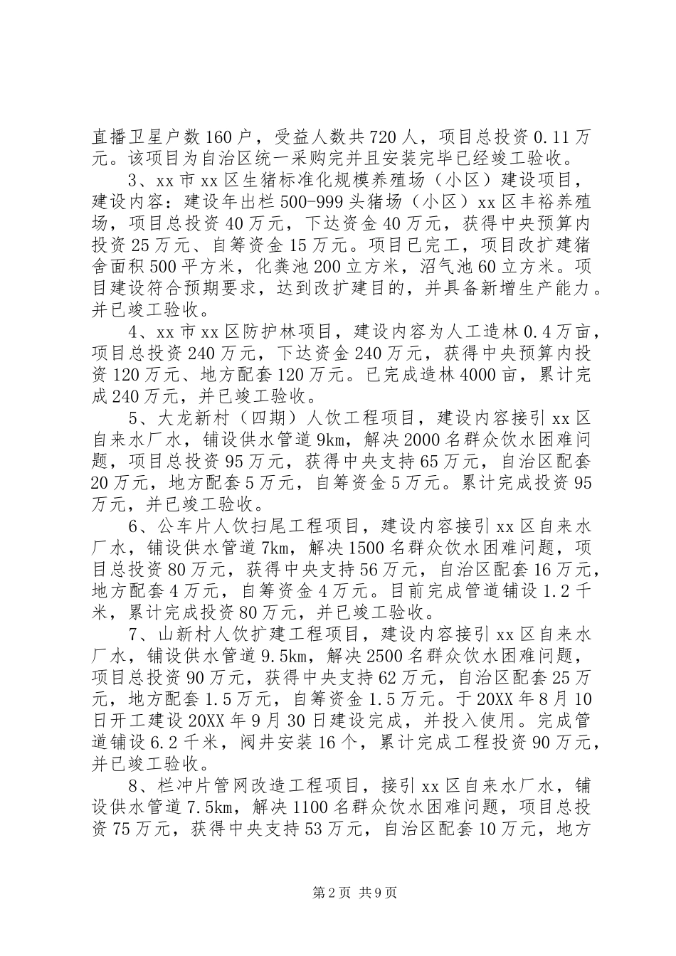 2024年涉农资专项自查自纠的情况汇报_第2页