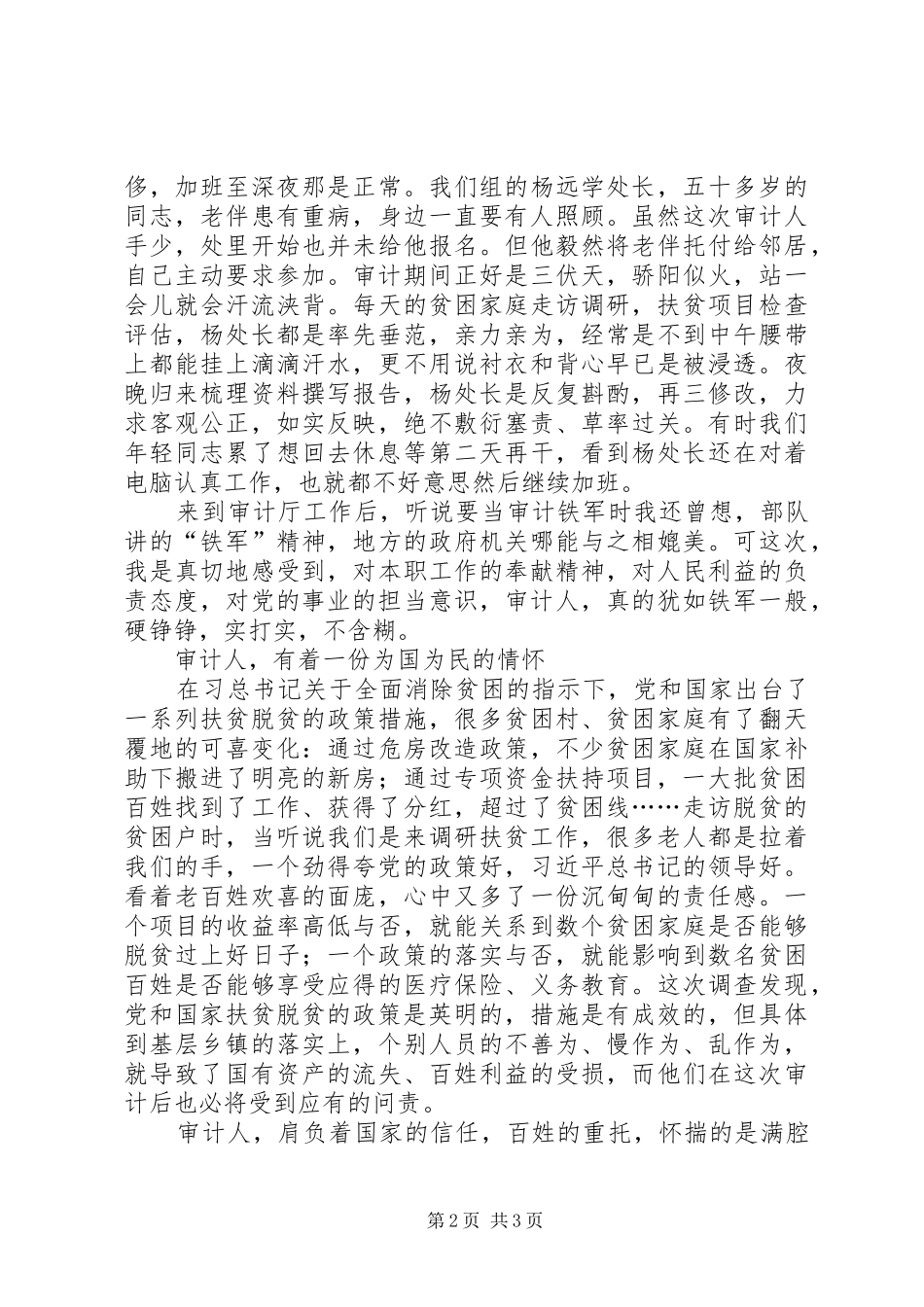 2024年审计调查心得体会_第2页