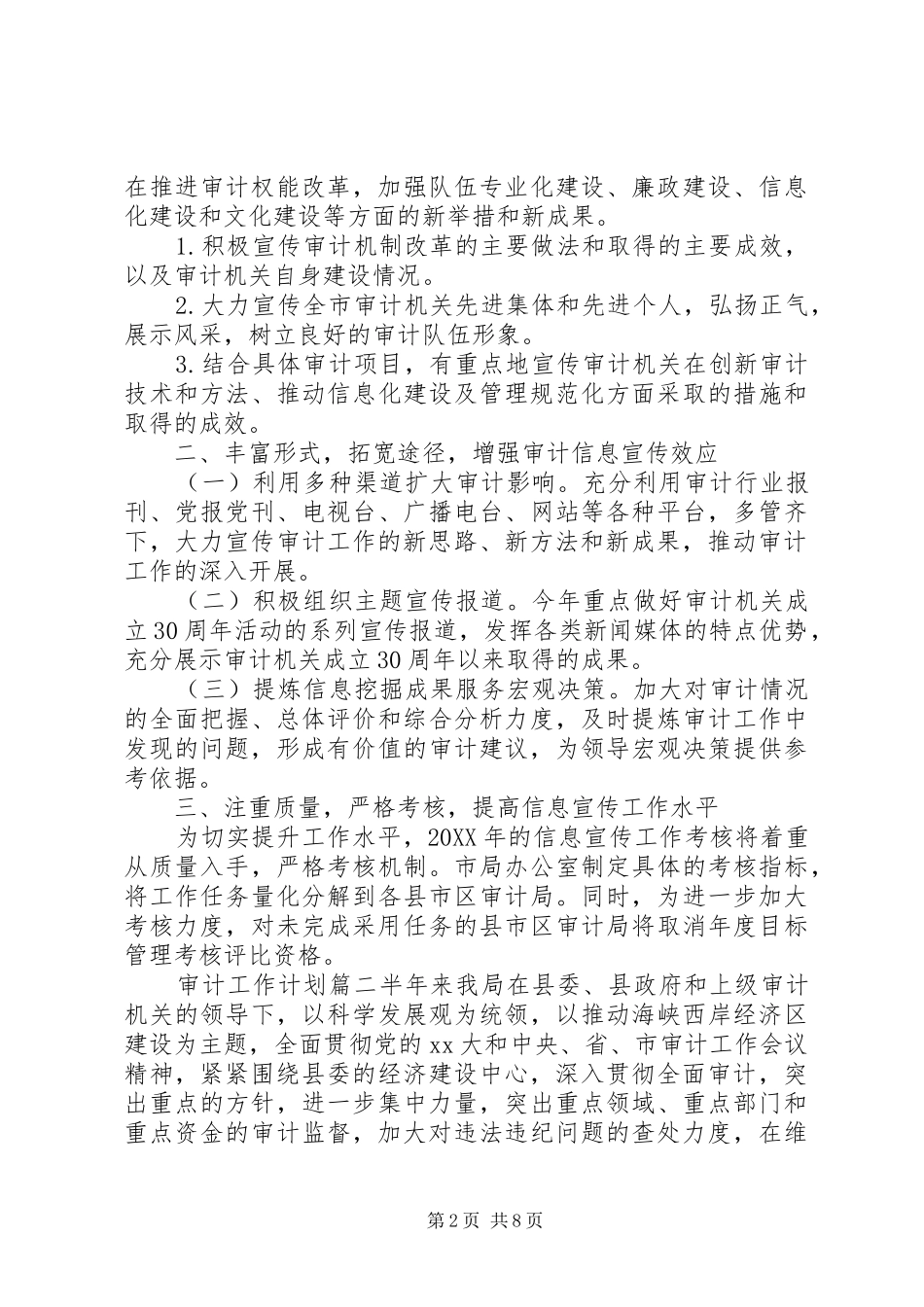 2024年审计工作计划表_第2页