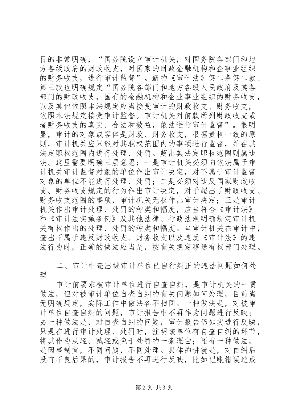2024年审计工作实践问题及对策_第2页