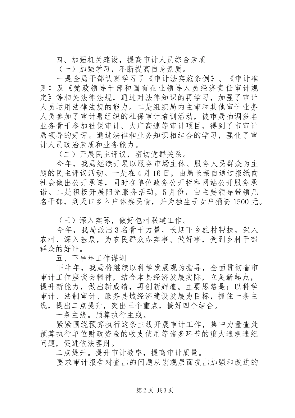 2024年审计局单位总结_第2页