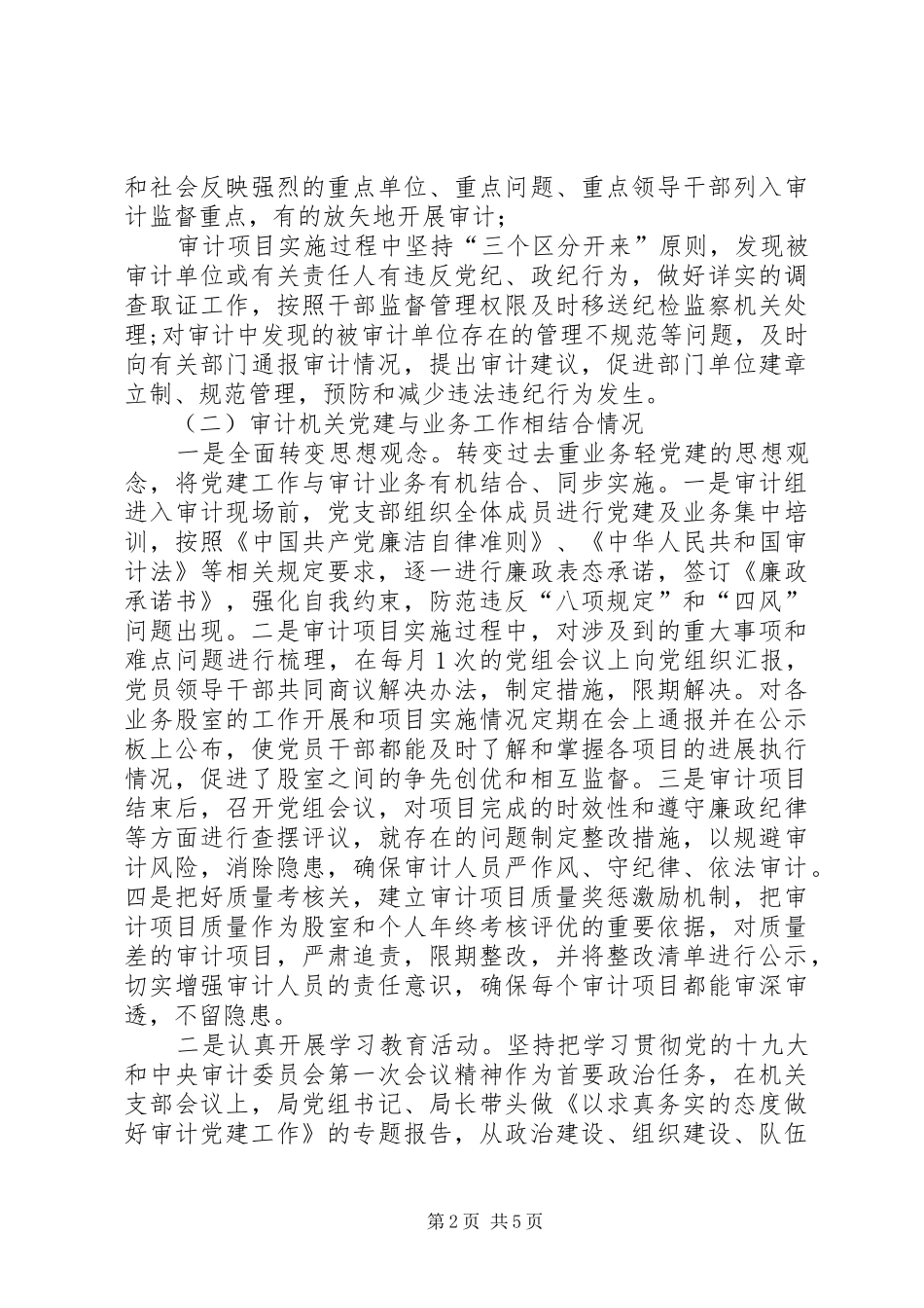 2024年审计局党组专题调研报告_第2页