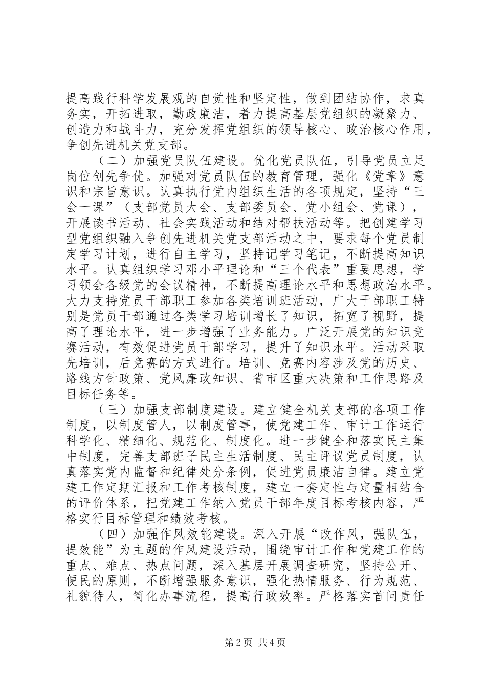 2024年审计局开展三分类三升级活动报告_第2页