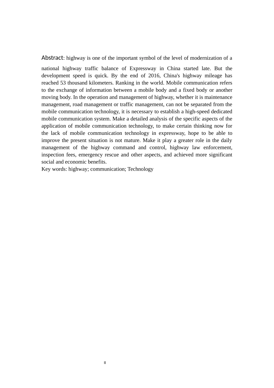 高速公路的通信技术的特点分析研究 通信技术专业_第3页