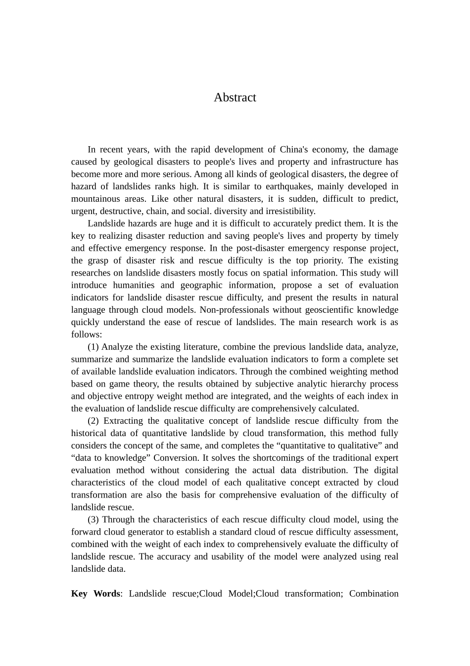 滑坡危险性评价方法研究分析  土木工程专业_第2页