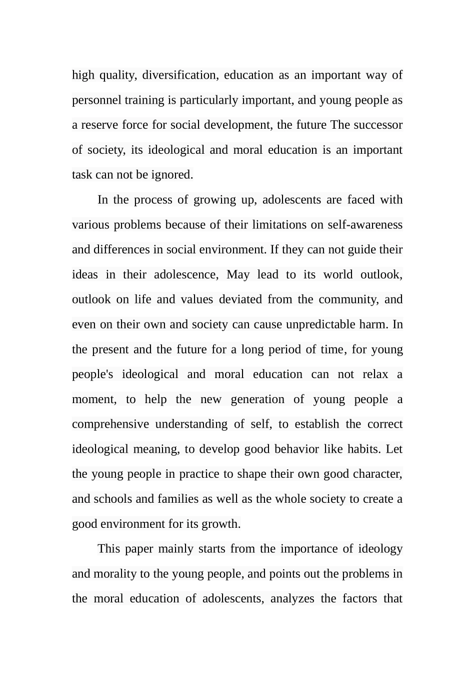 加强青少年思想品德教育的对策分析  教育教学专业_第2页