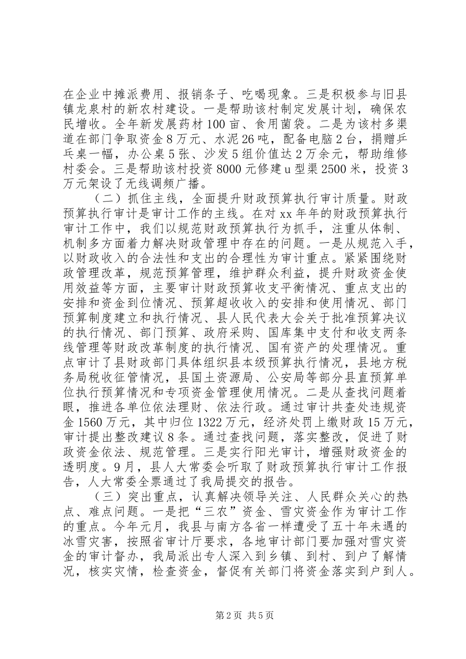 2024年审计局审计管理小结_第2页