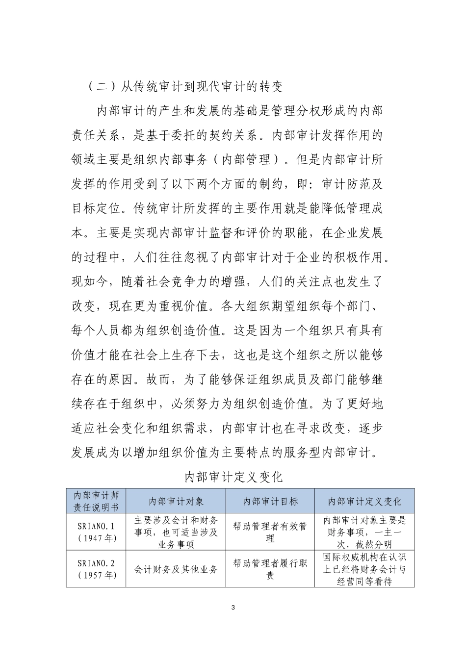 会计学专业  浅谈如何在组织中发挥内部审计最大价值_第3页
