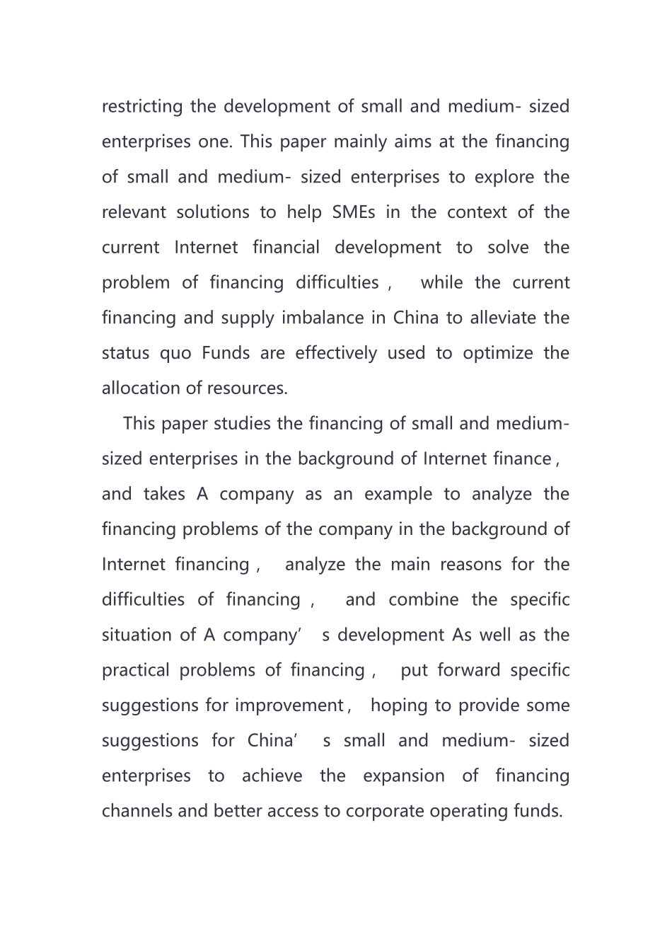 互联网金融背景下中小企业融资问题研究  金融学专业_第2页