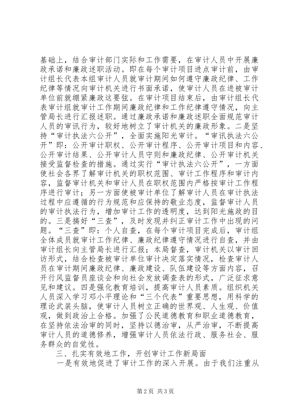 2024年审计局长年终工作总结报告_第2页