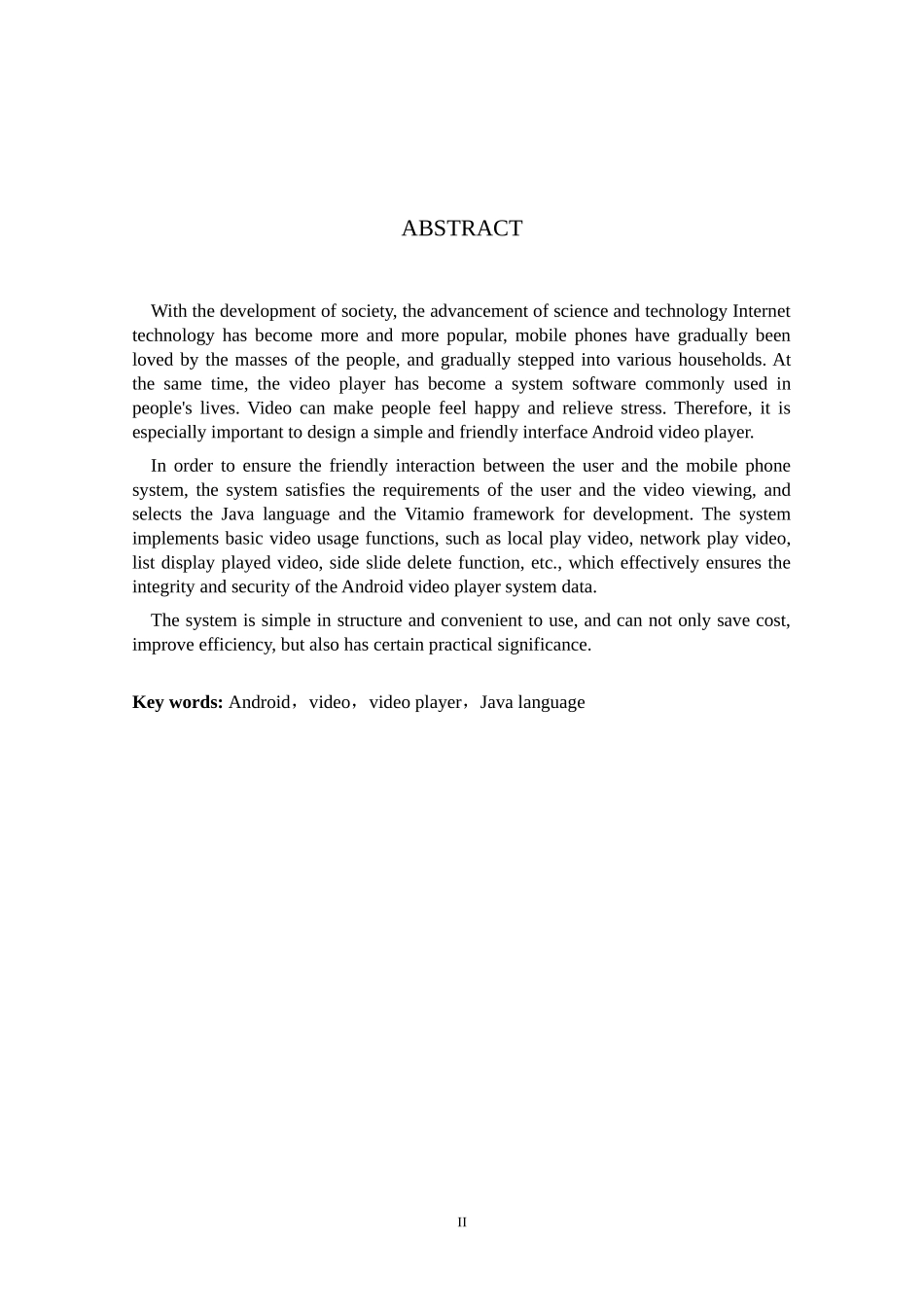 基于Android的视频播放器的实现  计算机专业_第2页