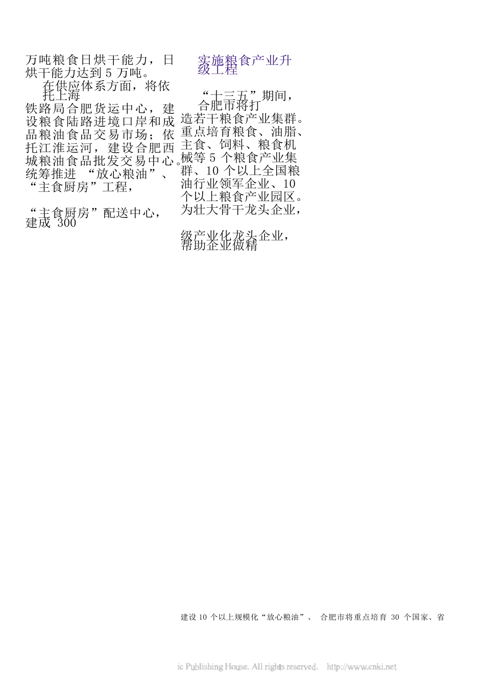 三大工程引领粮食产业转型升级   工商管理专业_第2页