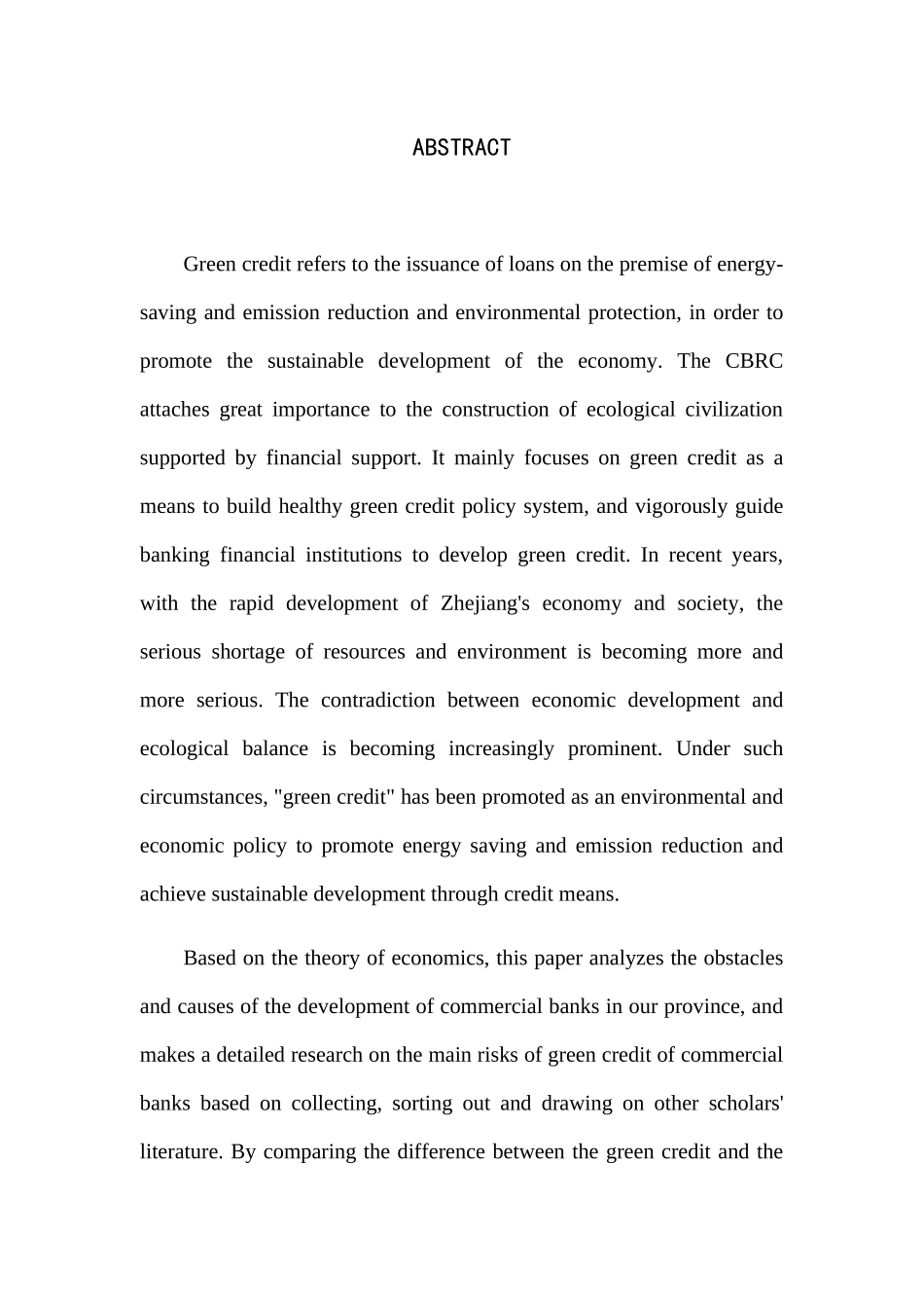 国有商业银行绿色信贷发展问题研究-以三家上市公司为例  金融财务会计管理专业e_第3页