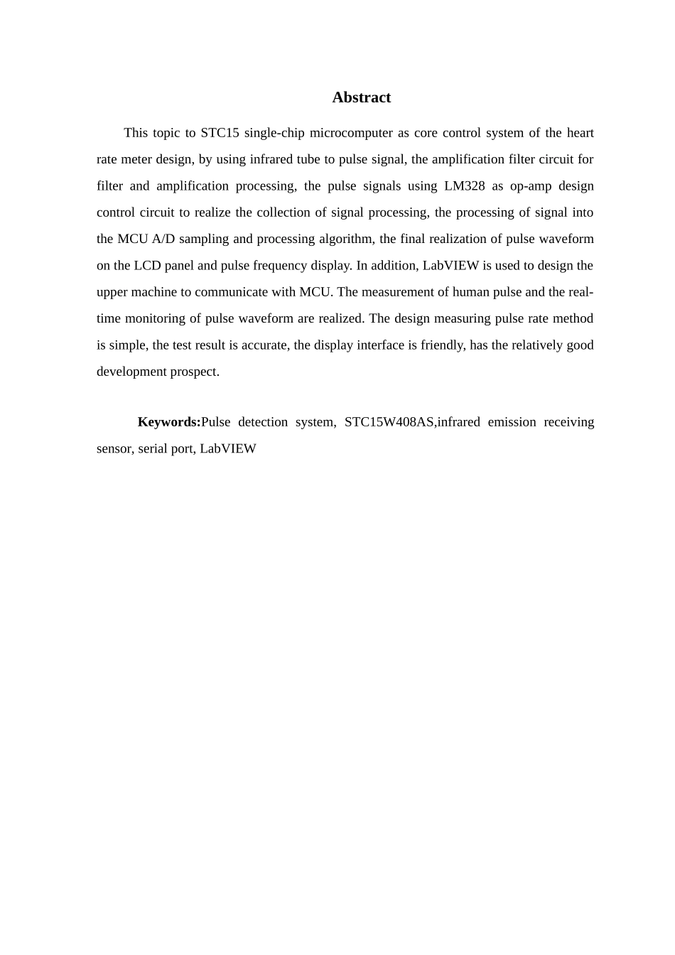 基于LabVIEW的脉搏检测系统设计和实现 机械制造专业_第2页