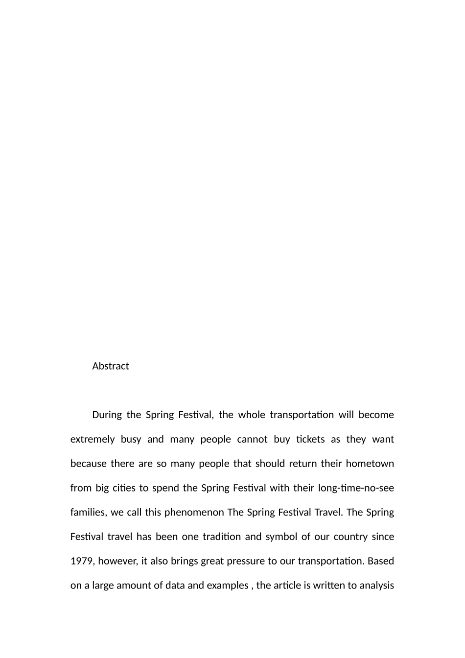 基于均衡价格理论下的铁路春运现象分析  财务管理专业_第2页