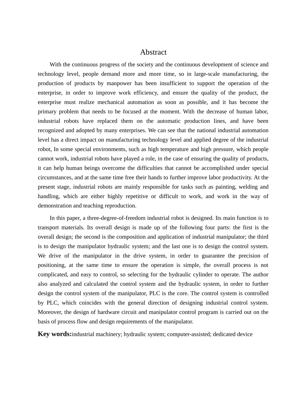 自动上料机械手设计和实现 机械制造自动化专业_第2页