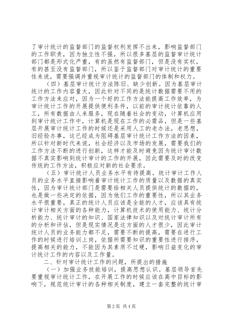 2024年审计统计工作建议_第2页