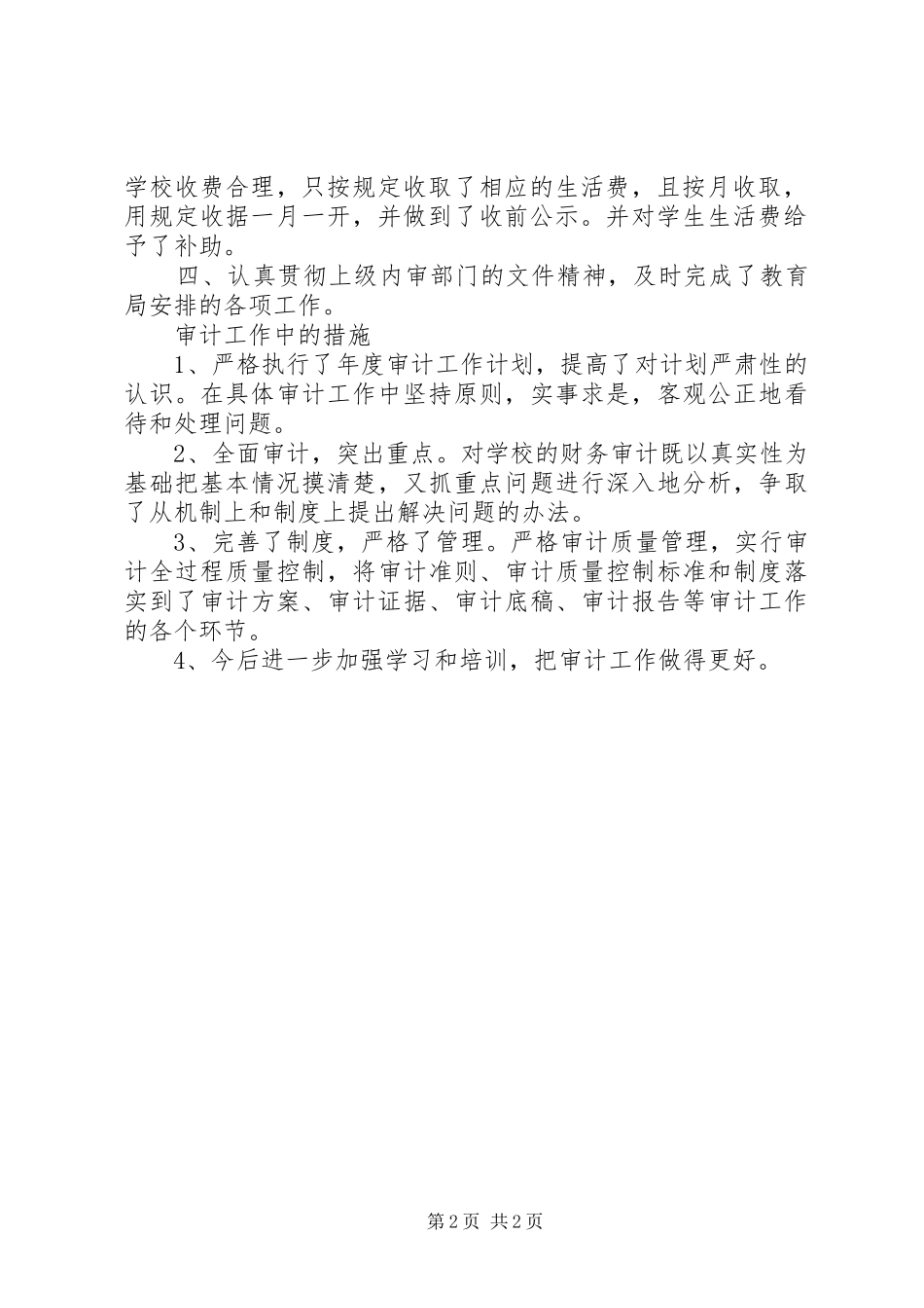 2024年审计统计年终总结_第2页