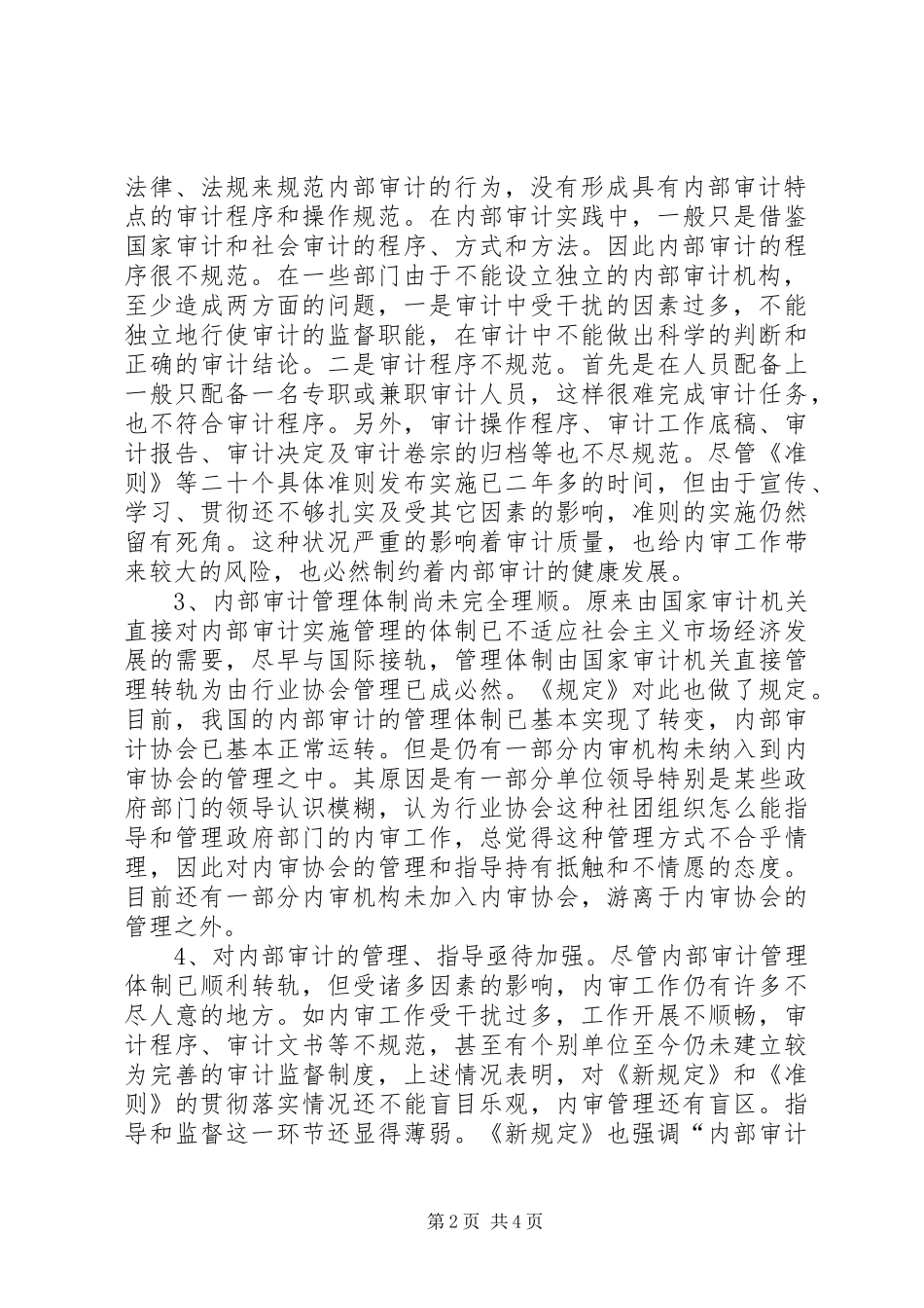 2024年审计问题及对策经验交流_第2页