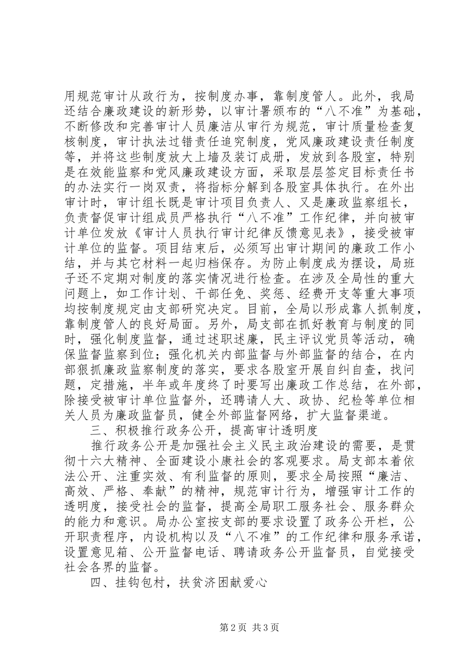 2024年审计效能监察年度工作总结_第2页