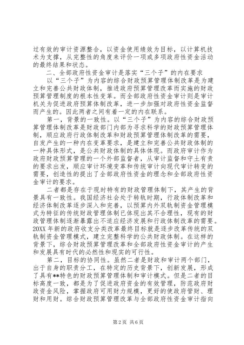 2024年审计政府性资金调研报告_第2页