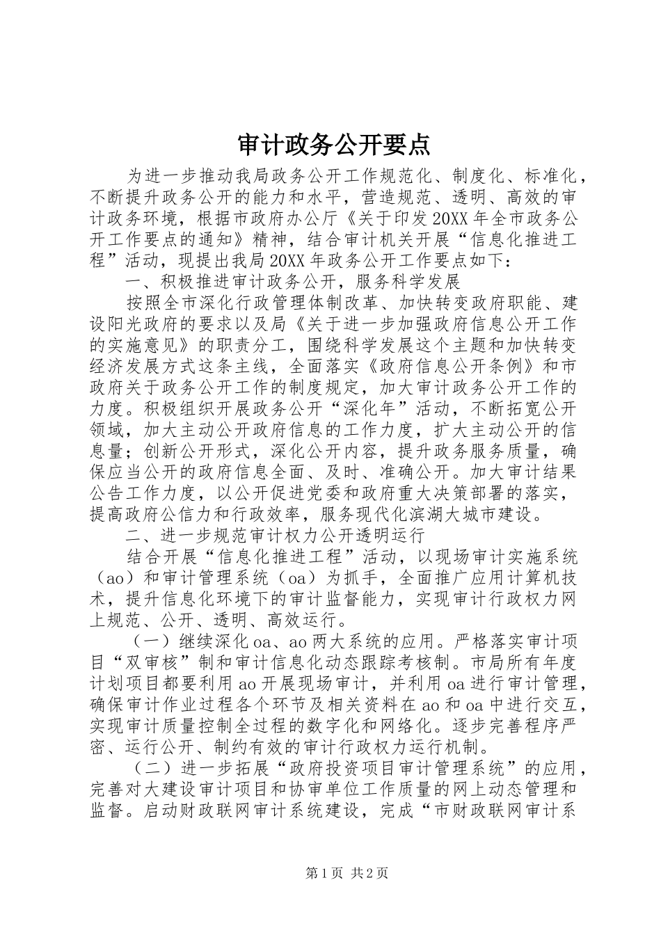 2024年审计政务公开要点_第1页