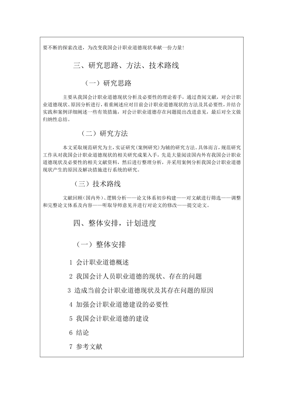 中国会计职业道德现状分析及必要性 开题报告_第2页