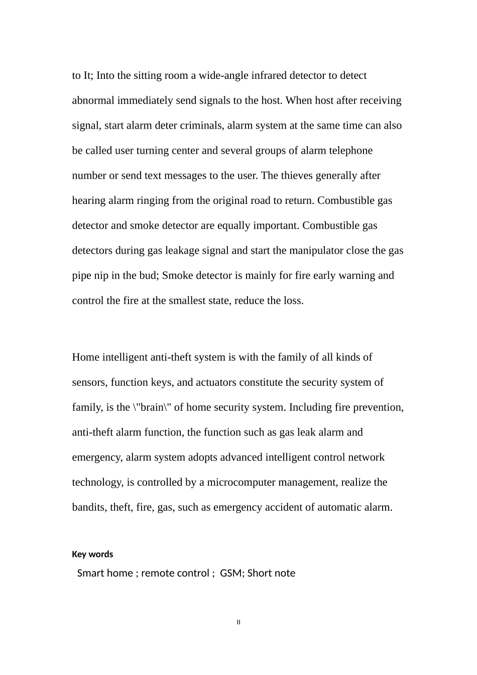 家庭智能防盗系统设计和实现  计算机专业_第2页