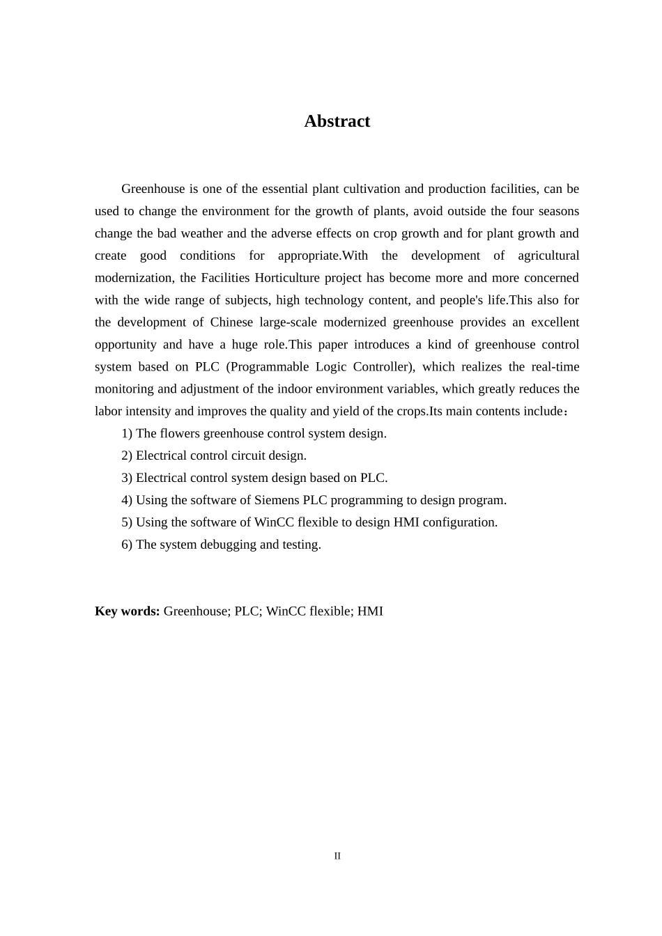 基于PLC的温室控制系统设计和实现  电气自动化专业_第2页