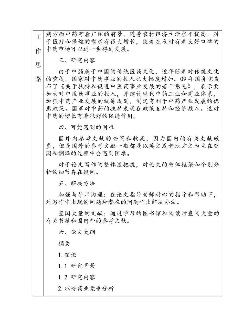 医药营销——以以岭药业为例 工商管理专业  开题报告_第2页