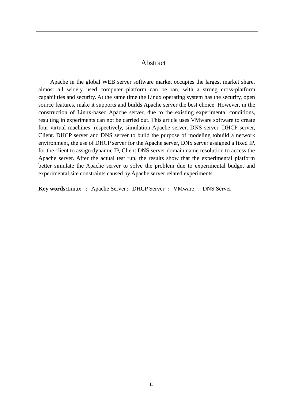 基于VMware的Apache服务器仿真实验平台设计  电气工程专业_第2页